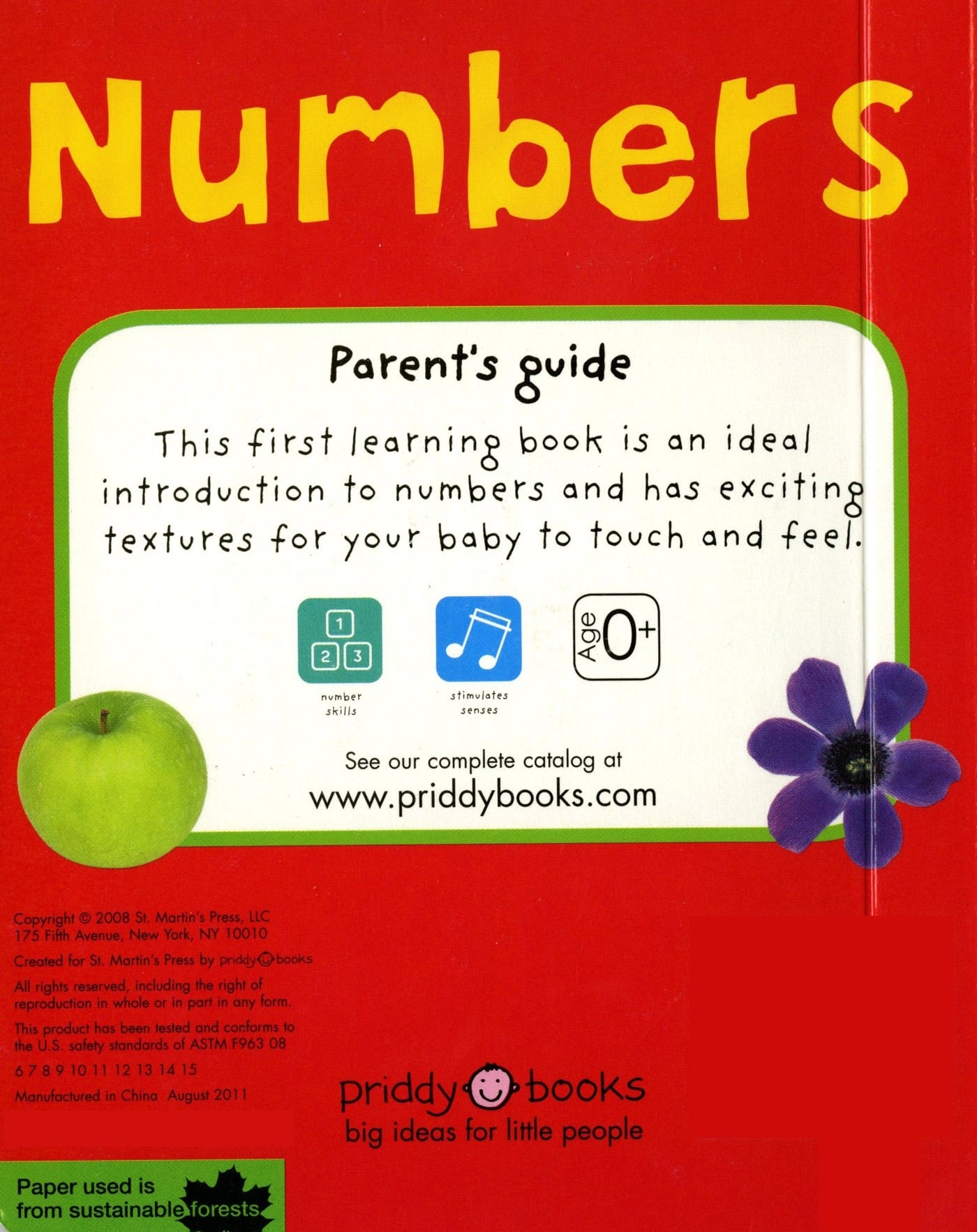 Bright Baby Touch & Feel Numbers Priddy Books