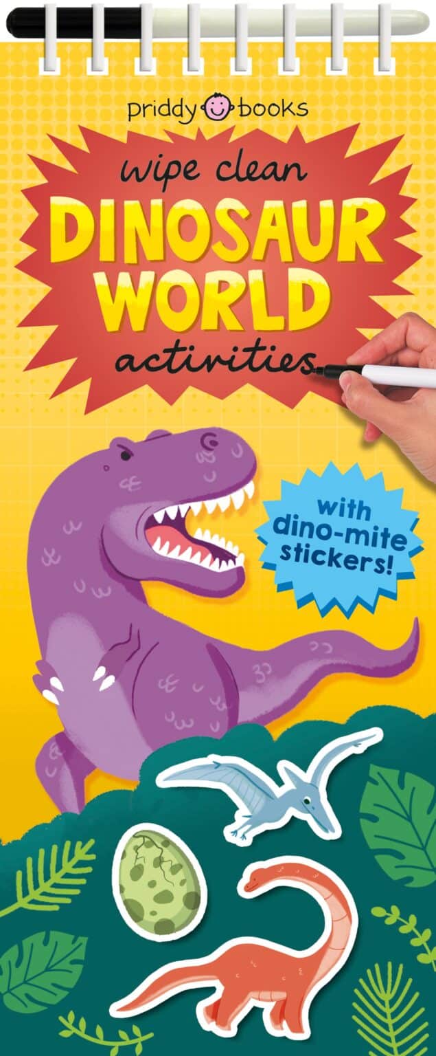 Wipe Clean Activity Dinosaur World Priddy Books