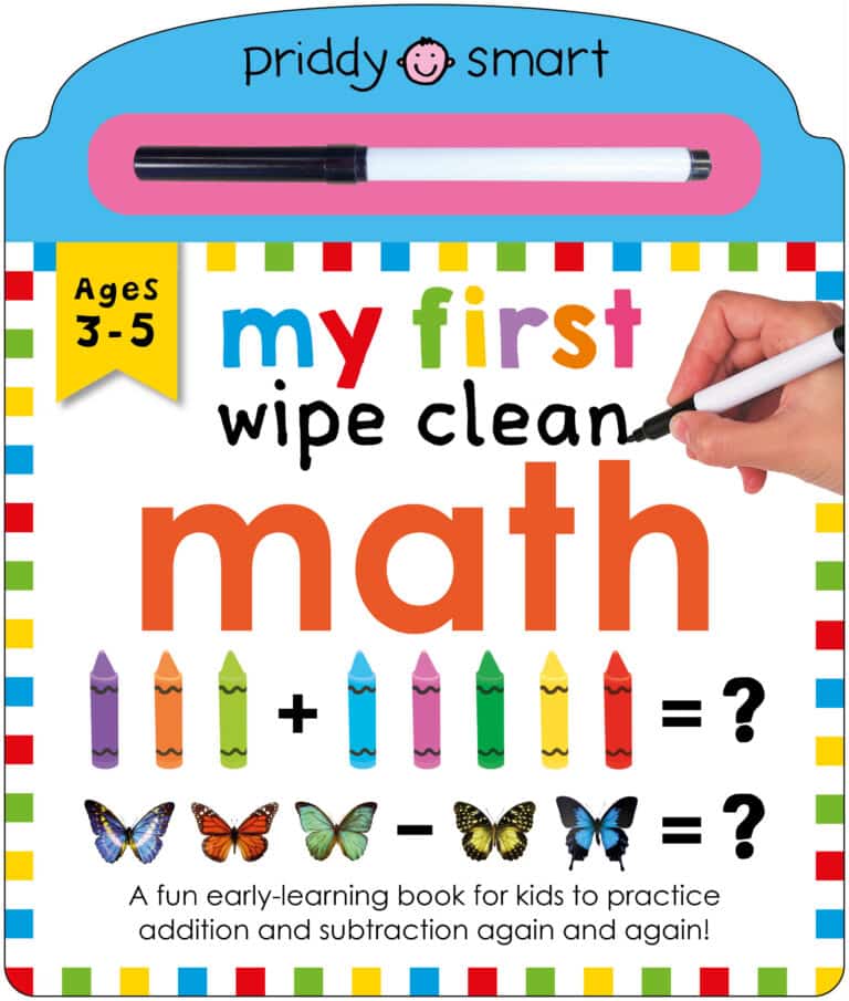 My First Wipe Clean Math Book Cover